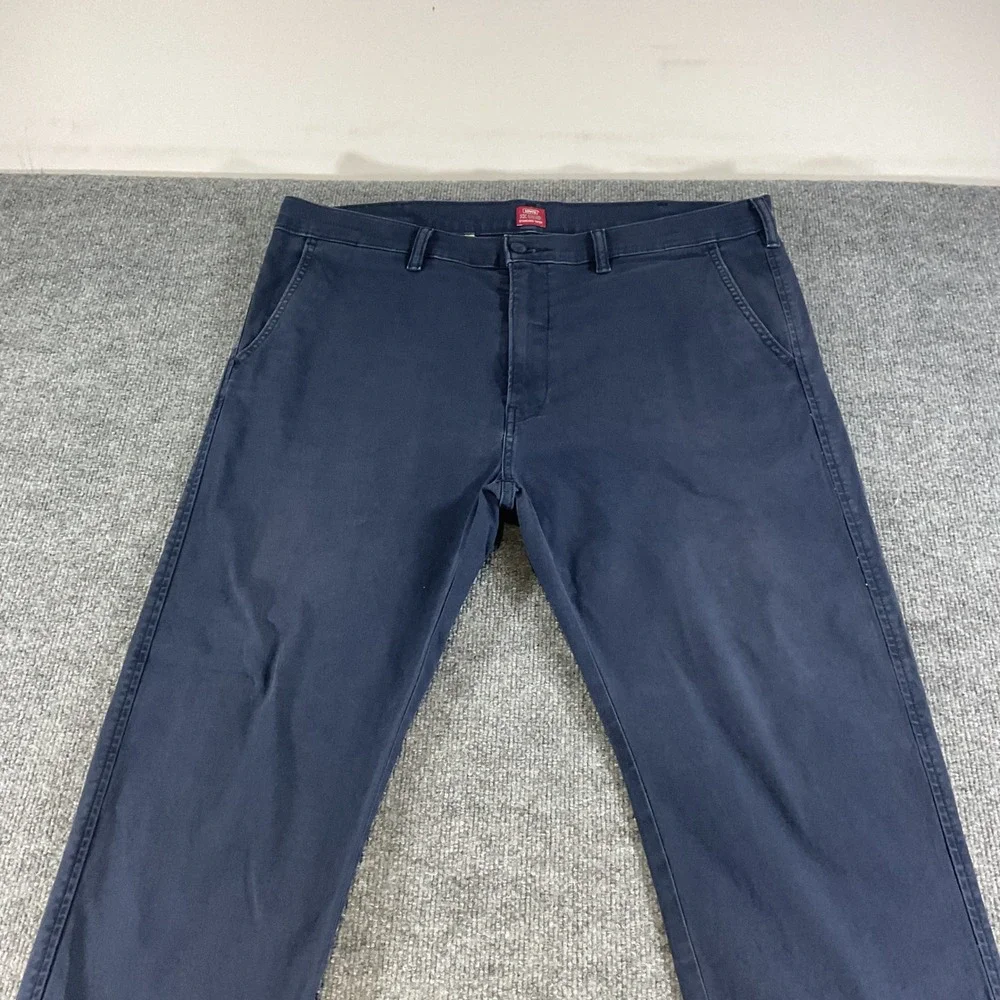 Levis XX Chino Standard Taper Pants 38x30 Blue Stretch Casual Mens Cotton 85226